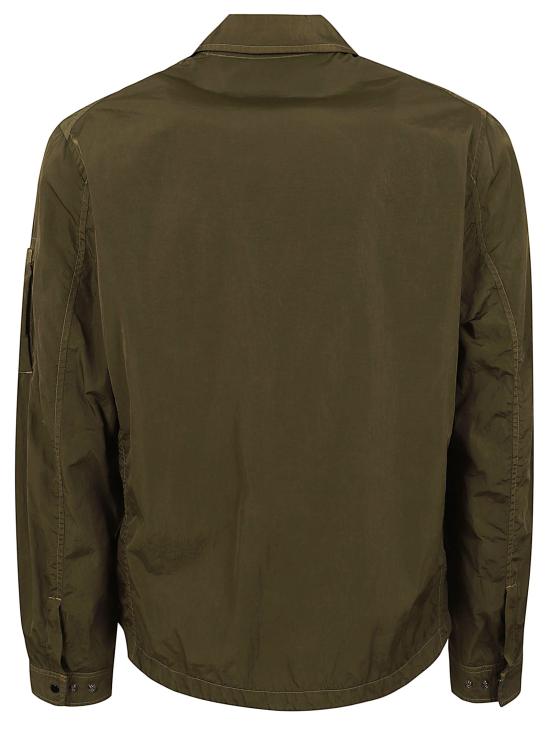 26SS 씨피 컴퍼니 크롬-R 렌즈 오버 셔츠 RSCMOS710A 005904G 683 IVY GREEN - C.P. COMPANY