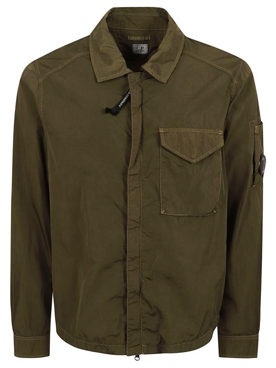 26SS 씨피 컴퍼니 크롬-R 렌즈 오버 셔츠 RSCMOS710A 005904G 683 IVY GREEN