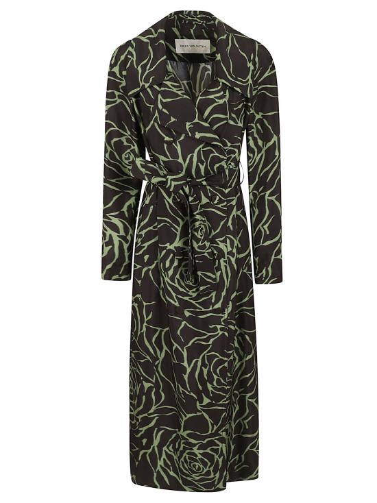 26SS 드리스 반 노튼 케이프 261130207 3244 900 BLACK