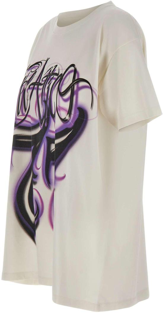 26SS 디 아티코 반팔 티셔츠 260WCT00353JJJ025GR445 WHITE - THE ATTICO