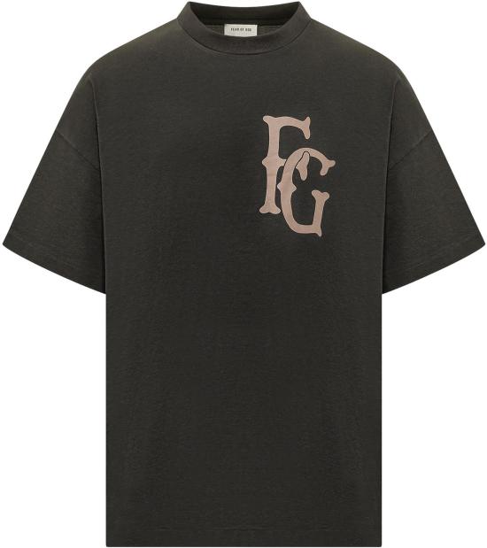 26SS 피어오브갓 코튼 레이온 43 티셔츠 FG9M109928CRYBLACK DONKERGREY