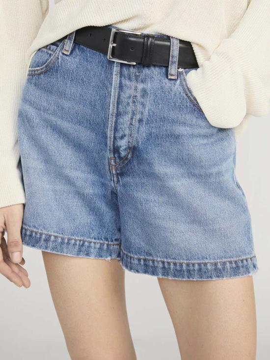  프레임 데님 숏팬츠 일상을 짧게 풀어보세요 - FRAME