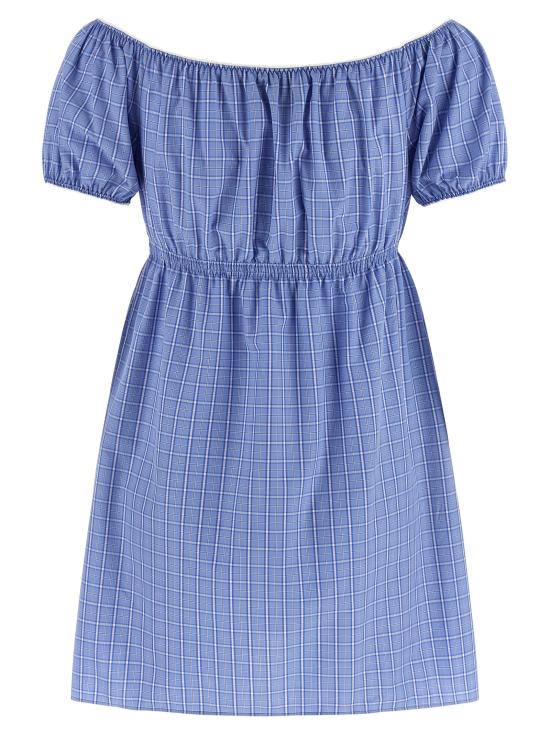 26SS 미우미우 숏 원피스 MF6225SOOO183AF0076 Light Blue - MIU MIU