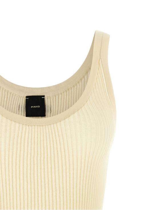 26SS 핑코 민소매 티셔츠 106323A343C14 Beige - PINKO