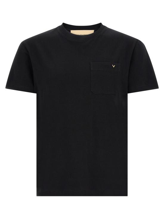 26SS 발렌티노 가라바니 반팔 티셔츠 8V0MG10VBGR0NO Black