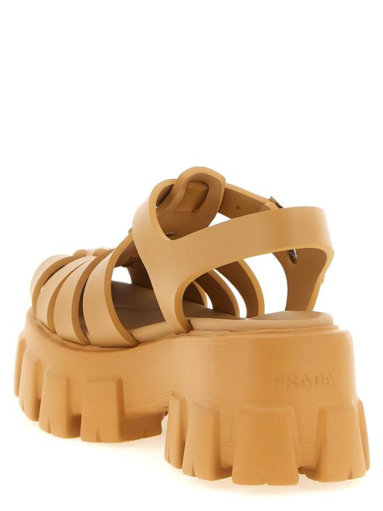 26SS 프라다 러버 샌들 1X853MFDD553LKKF0346 Beige - PRADA