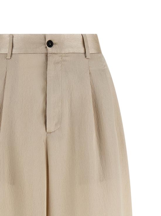 26SS 제지아 스트레이트 팬츠 MJD26611116MOUSSECRINKLE Beige - JEJIA