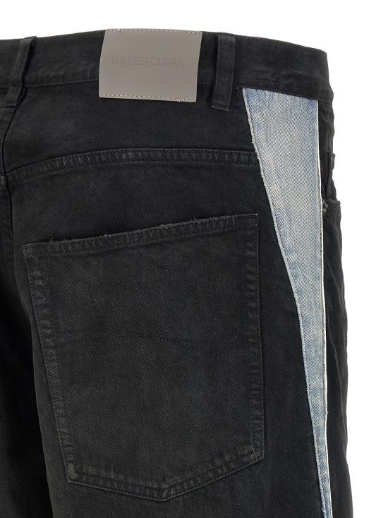 26SS 발렌시아가 데님 팬츠 871354TQW562279 Black - BALENCIAGA