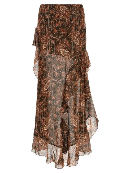 26SS 안다마네 롱 스커트 TM190338BTNV143PASLEY Brown - ANDAMANE