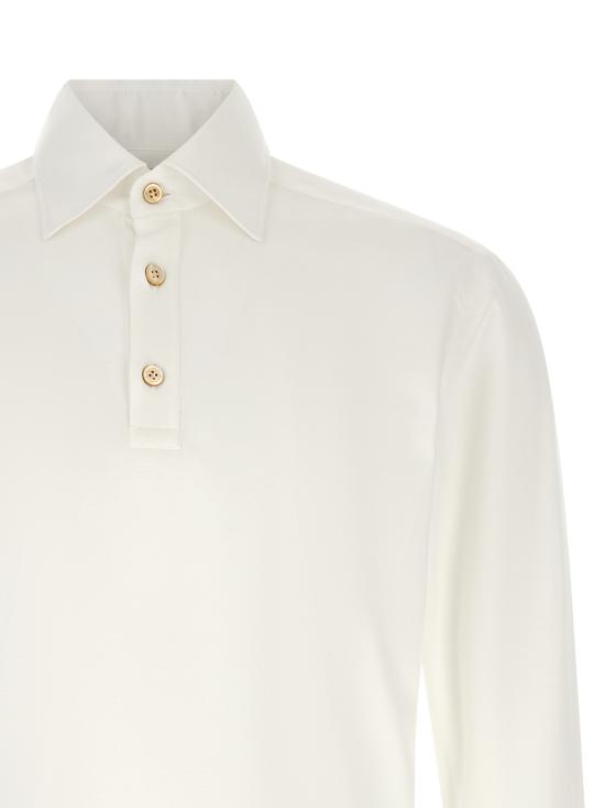 26SS 키톤 폴로 티셔츠 UMCPOSK06R491202T White - KITON
