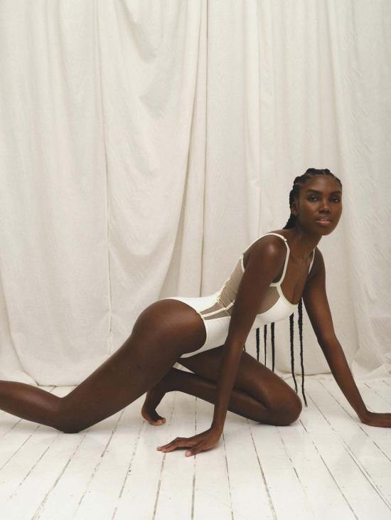  마이 쁘띠 원피스 수영복 케이트 바디수트 아이보리 - MAI PETIT