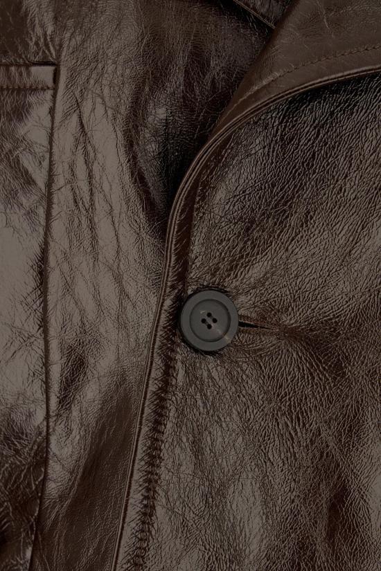 25FW 구찌 샤이니 레더 바이커 재킷 847580XNBAX2073 BROWN - GUCCI