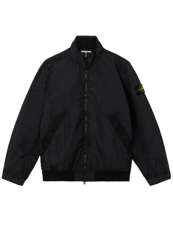 26SS 스톤 아일랜드 크링클 랩스 NY 자켓 윈드 레지스턴스 앤 안티 드롭 L1S154100111 S0A23 V0029 BLACK