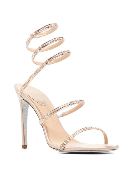 26SS 르네 카오빌라 힐/펌프스 C12369105RN01V104 BEIGE G SHADOW STRASS - RENE CAOVILLA