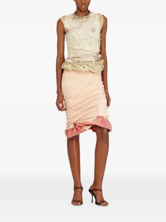 26SS 디젤 T-ORY 블리치드 이펙트 레이어드 탑 A229450IFBA 7FYA - DIESEL