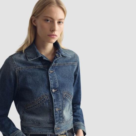  닐리로탄 데님 자켓 닐리 로탄 칼리 데님 재킷 사이먼 워시 - NILI LOTAN