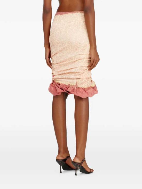 26SS 디젤 O-PALE 플러피 헴 트리티드 더블 레이어 스커트 A229400IFBA 38WA - DIESEL