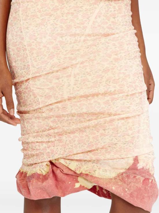 26SS 디젤 O-PALE 플러피 헴 트리티드 더블 레이어 스커트 A229400IFBA 38WA - DIESEL