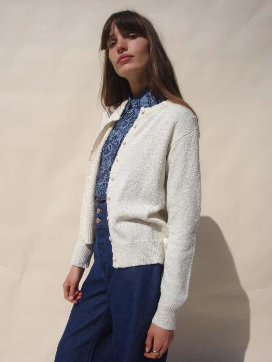  엠마 로스코프 가디건 피스테 카디건 크림 - EMMA ROTHKOPF