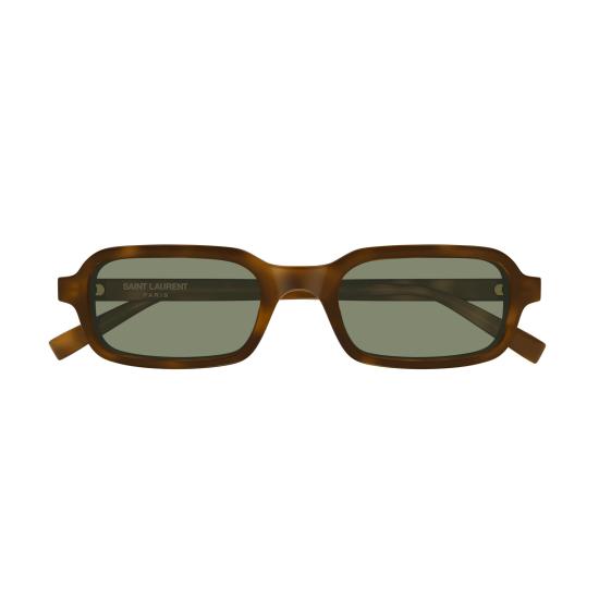 26SS 생로랑 선글라스 SL 908 003 HAVANA HAVANA GREEN - SAINT LAURENT