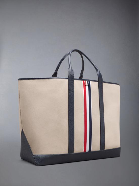 26SS 톰브라운 토트백 UAG260A F0492 415 NAVY DOM - THOM BROWNE