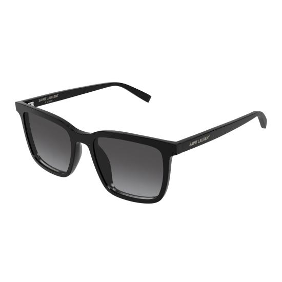 26SS 생로랑 선글라스 SL 500 006 BLACK BLACK GREY - SAINT LAURENT