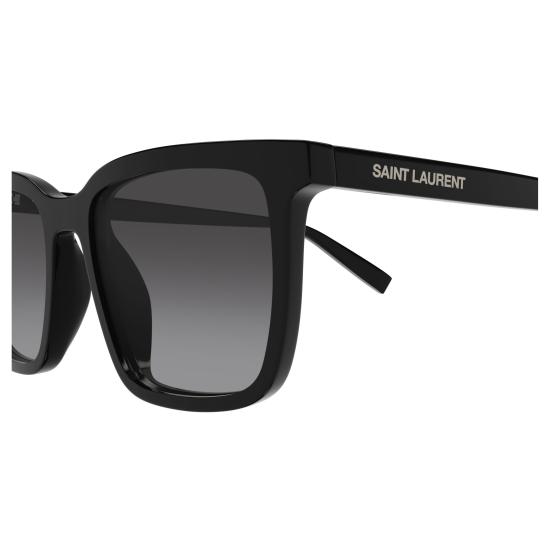 26SS 생로랑 선글라스 SL 500 006 BLACK BLACK GREY - SAINT LAURENT