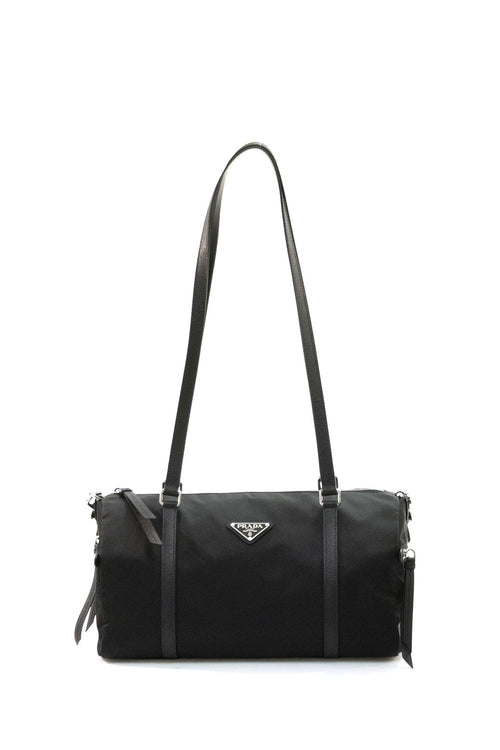 26SS 프라다 라지 리나일론 사피아노 레더 더플백 1BB154 R064 F0632 BLACK DOM