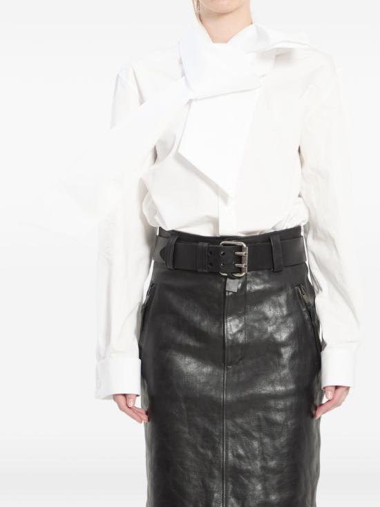 26SS 생로랑 블라우스 865302 Y1H489000 Bianco