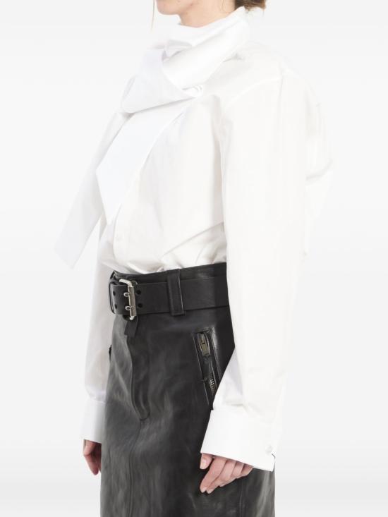 26SS 생로랑 블라우스 865302 Y1H489000 Bianco - SAINT LAURENT