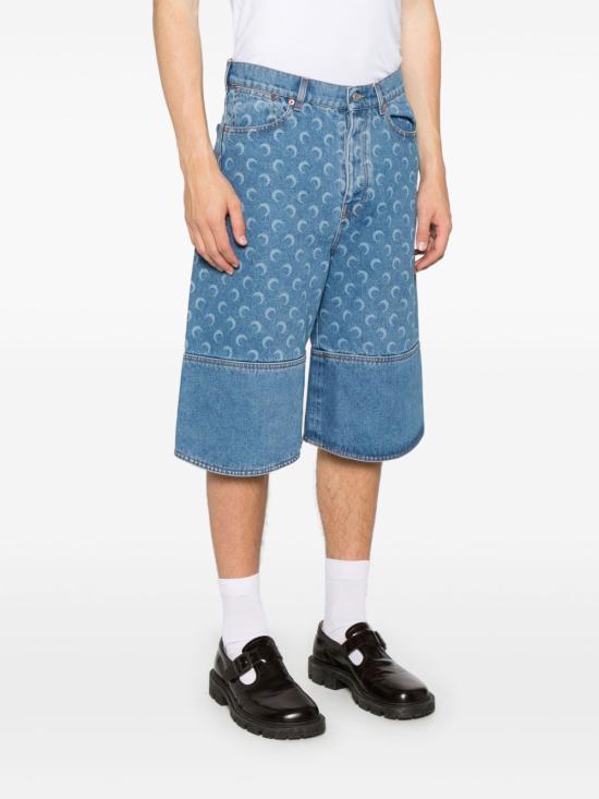 26SS 마린세르 데님 숏팬츠 USH004B CDEN0002BL05 Azzurro - MARINE SERRE