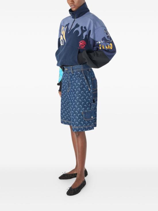 26SS 마린세르 숏팬츠 USH008A RDEN0002BL80 Blu - MARINE SERRE