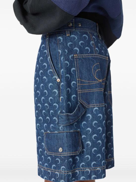 26SS 마린세르 숏팬츠 USH008A RDEN0002BL80 Blu - MARINE SERRE