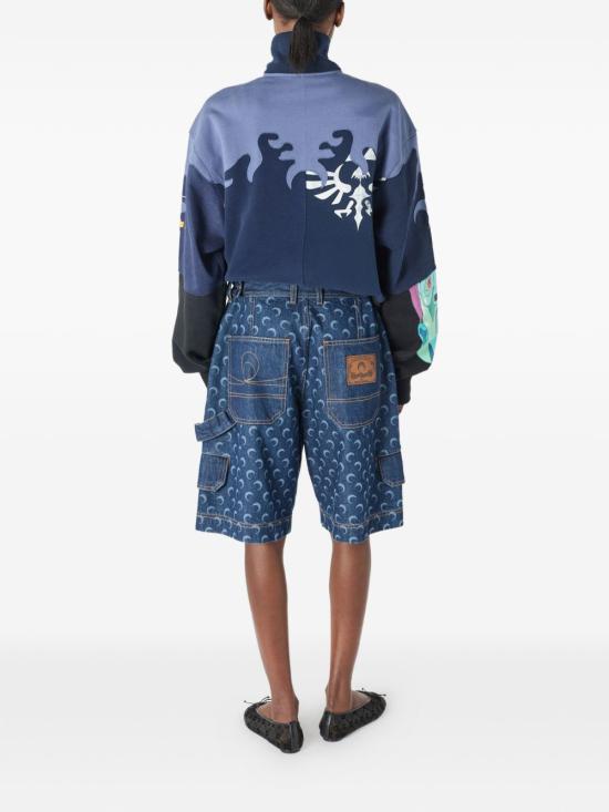 26SS 마린세르 숏팬츠 USH008A RDEN0002BL80 Blu - MARINE SERRE