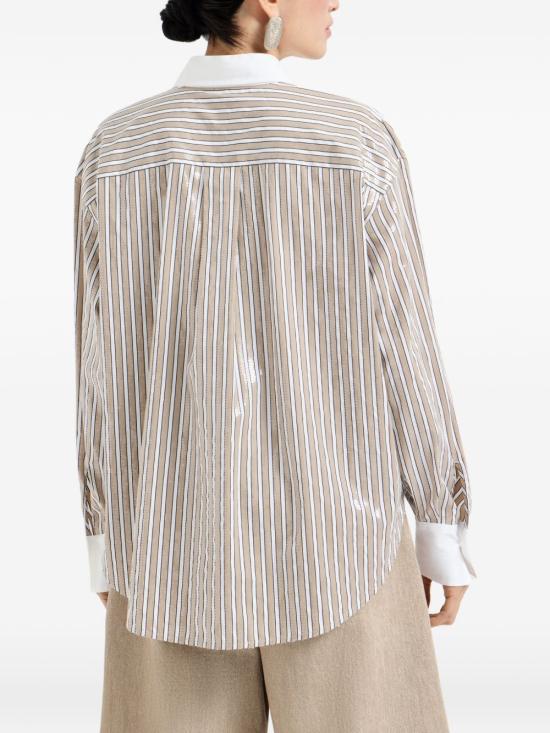 26SS 브루넬로 쿠치넬리 셔츠 MH749MX306 C002 Nero - BRUNELLO CUCINELLI