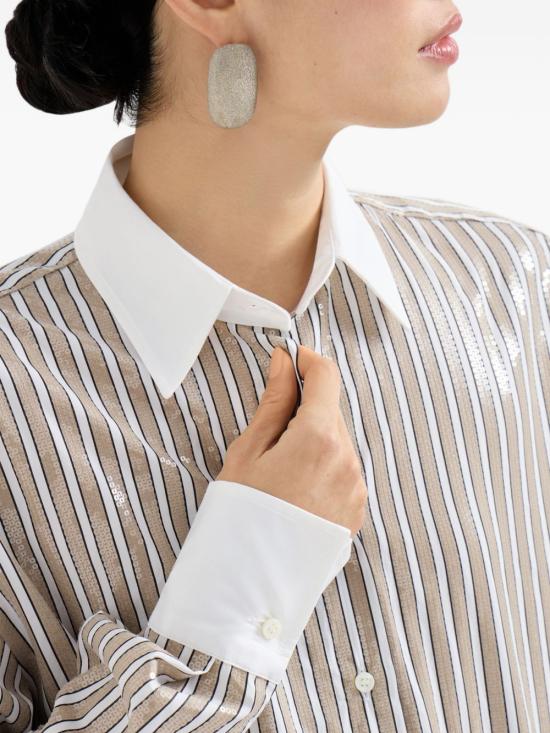 26SS 브루넬로 쿠치넬리 셔츠 MH749MX306 C002 Nero - BRUNELLO CUCINELLI