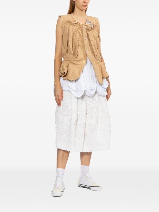 26SS 꼼데가르송 미디 스커트 GQS016 0511 Bianco - COMME DES GARCONS