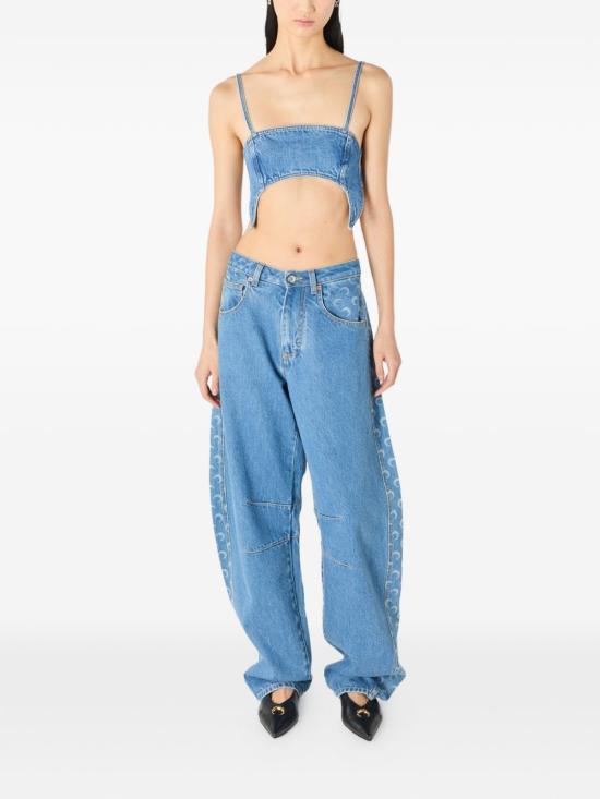 26SS 마린세르 민소매 티셔츠 WTO465A CDEN0002BL05 Azzurro - MARINE SERRE