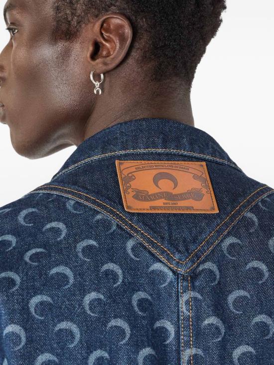 26SS 마린세르 반팔 셔츠 MSI062A RDEN0002BL80 Blu - MARINE SERRE