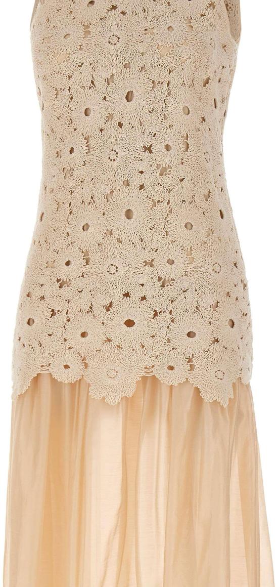 26SS 리우조 롱 원피스 CA6362J8100P9649 BEIGE - LIU JO