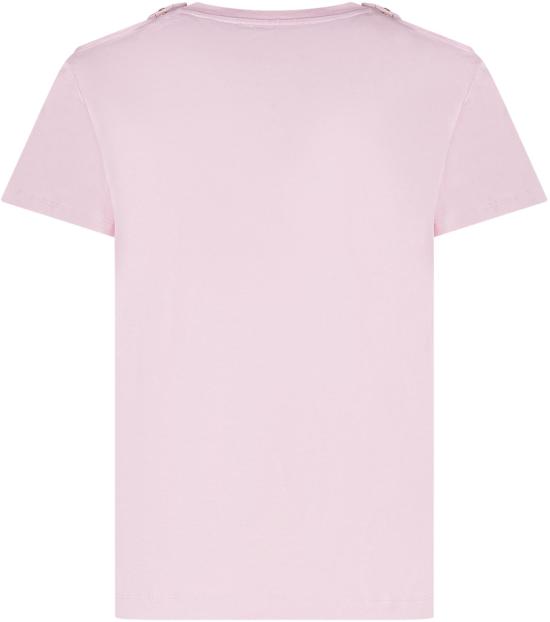 26SS [키즈] 발망 티셔츠 BY8B51Z367251EBC PINK - BALMAIN