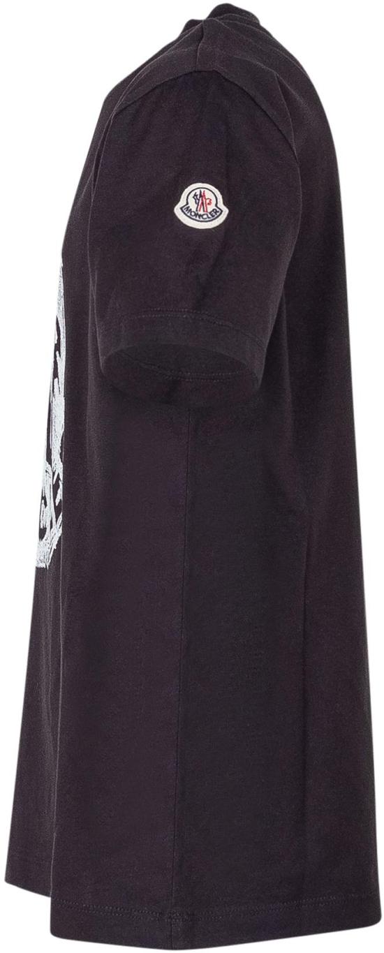 26SS [키즈] 몽클레어 티셔츠 L19548C0001589AFV999 BLACK - MONCLER