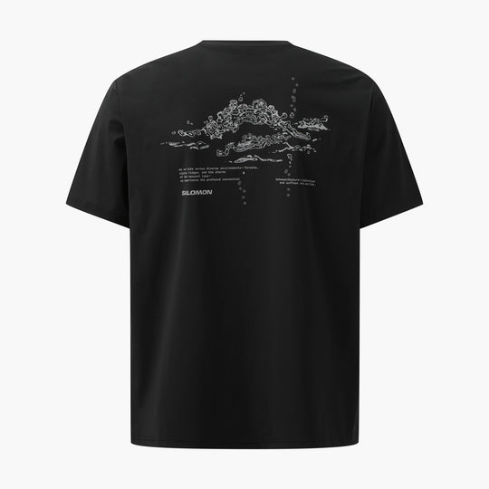 26SS 살로몬 반팔 티셔츠 S262001HTS53 BLK DOM - SALOMON