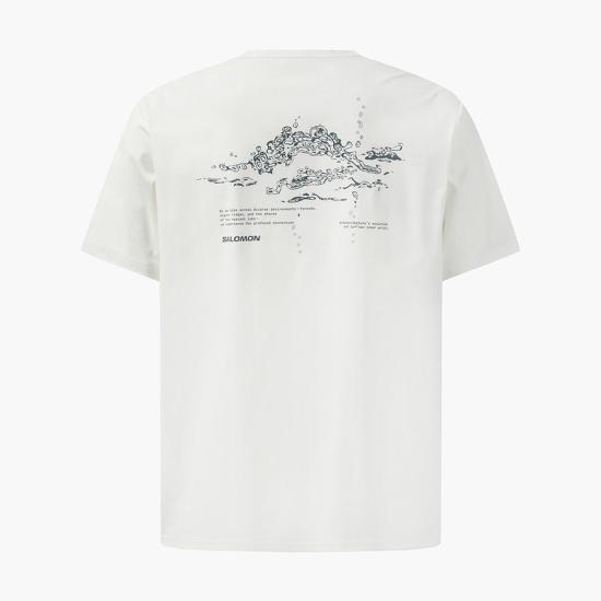 26SS 살로몬 반팔 티셔츠 S262001HTS53 WHT DOM - SALOMON