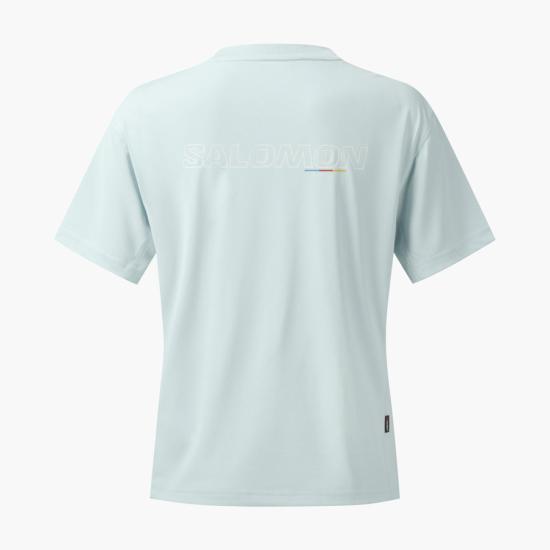 26SS 살로몬 반팔 티셔츠 S262002HTS43 BBU DOM - SALOMON