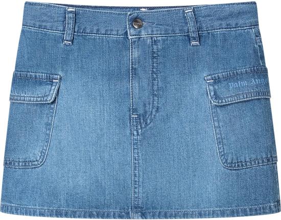 26SS [키즈] 팜앤젤스 스커트 PGYF002S26DEN001050 BLUE