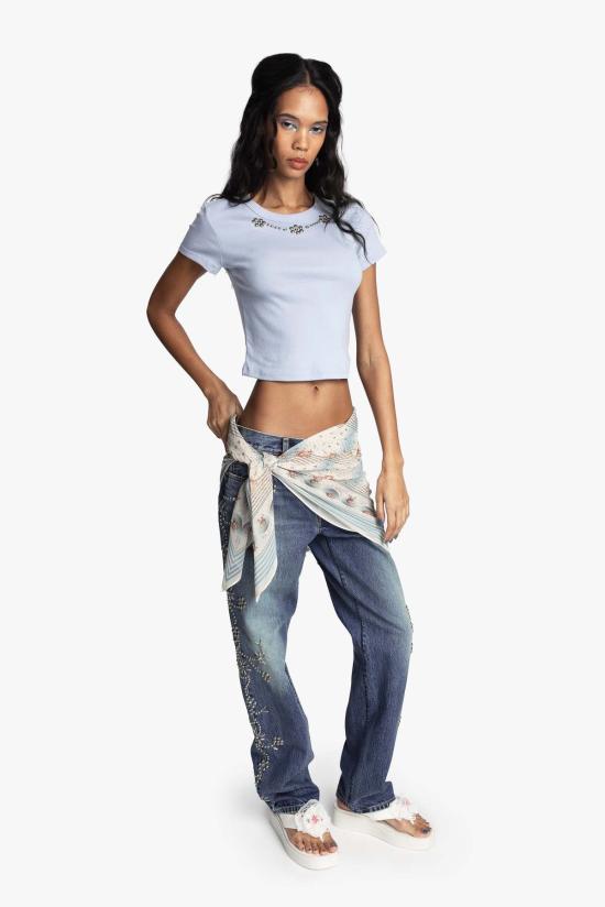  안나 수이 머플러/스카프 헤리티지 스카프 프린트 시폰 스퀘어 스카프 - ANNA SUI