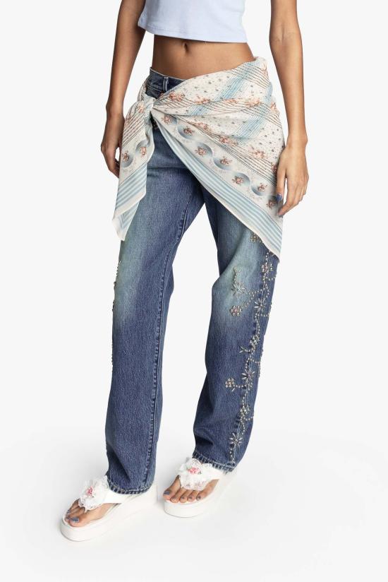  안나 수이 머플러/스카프 헤리티지 스카프 프린트 시폰 스퀘어 스카프 - ANNA SUI