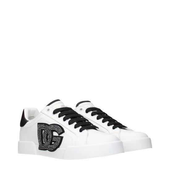 26SS 돌체앤가바나 카프스킨 포르트피노 라이트 스트로벨 스니커즈 CK2341AI41189697 - DOLCE & GABBANA