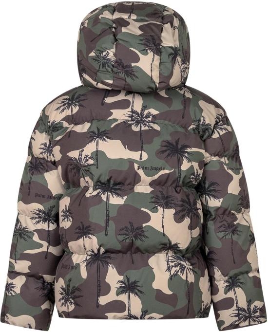 25FW [키즈] 팜앤젤스 패딩 PBEJ005F25FAB0018403 DONKERGREEN - PALM ANGELS